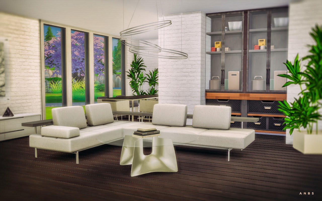 My Sims  4  Blog Stylist Sims  Nissa Living  Room  Conversions 