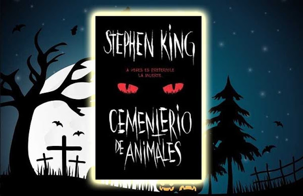 Libro cementerio de animales sobre un fondo de un cementerio