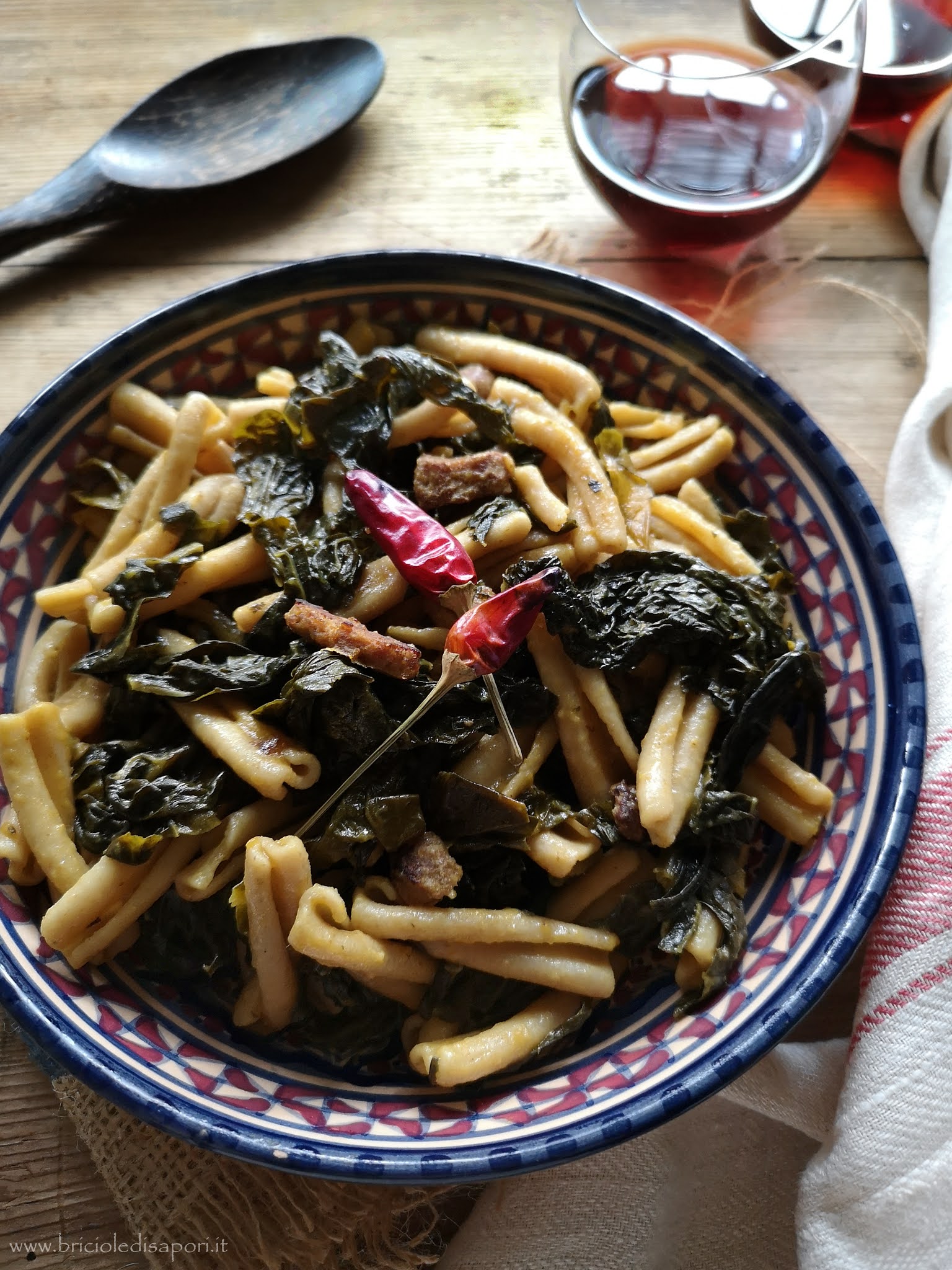 sugo con cavolo nero zucca e verzini