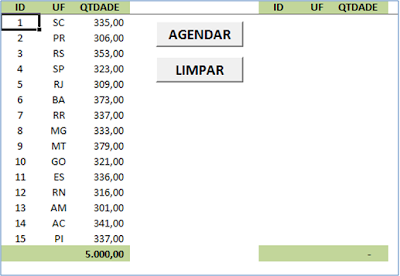 agendar, relatório, excel, vba