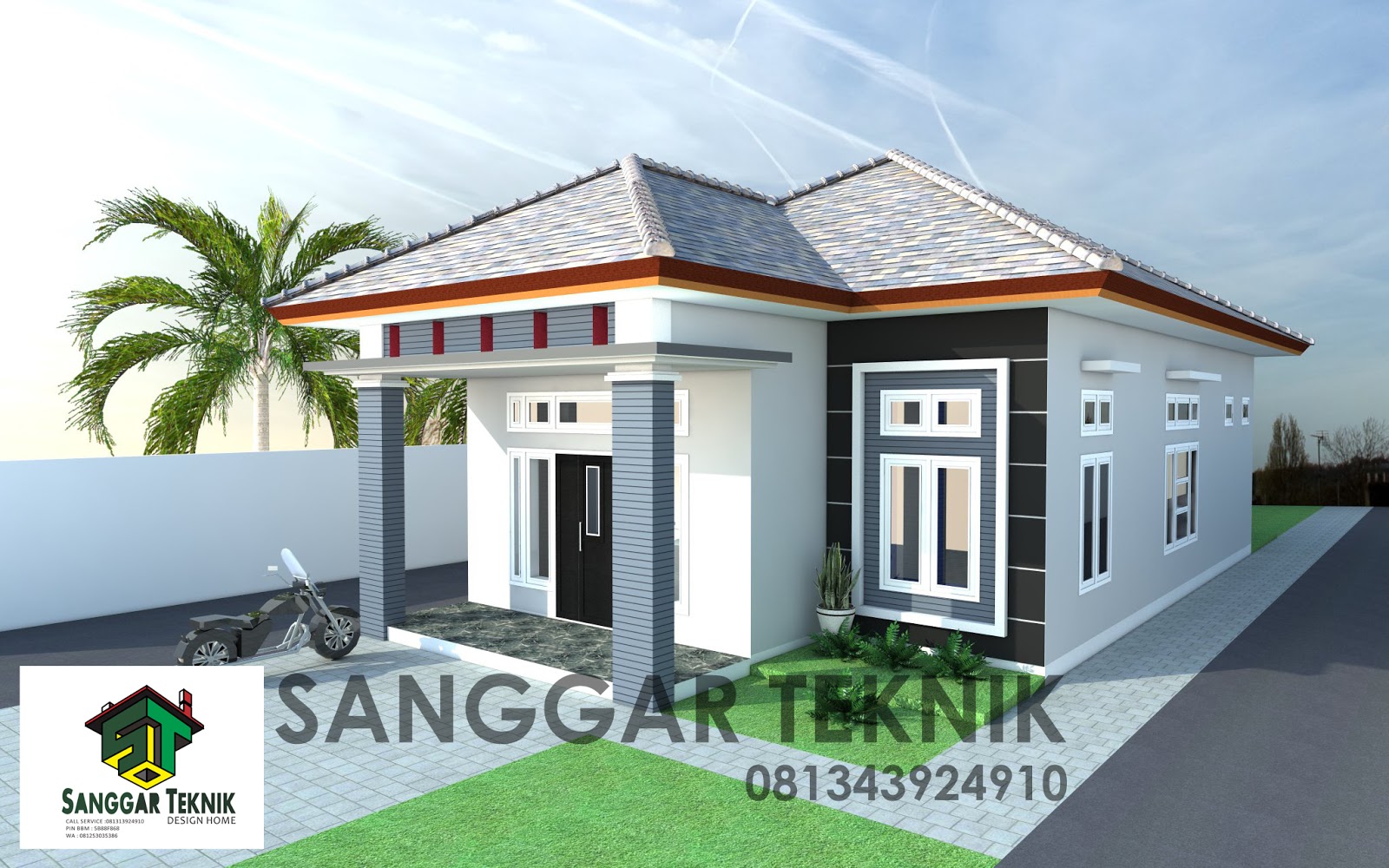 Rumah Minimalis Ukuran 9x9 Gambar Om