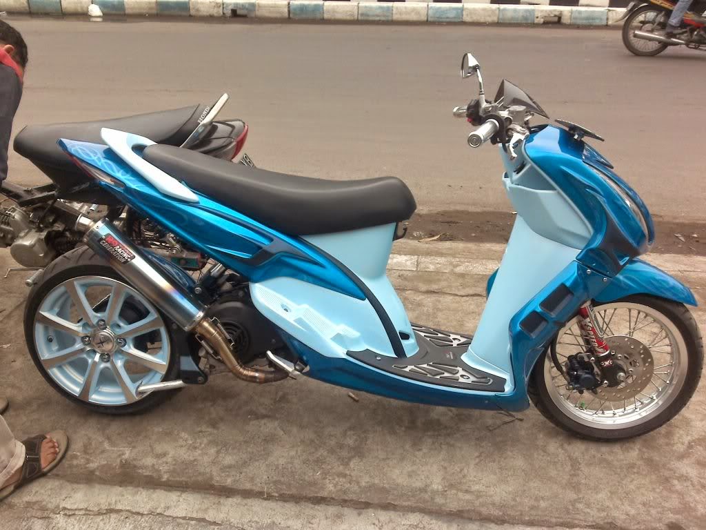 Contoh Modifikasi Cat  Motor  Ulasan Otomotif