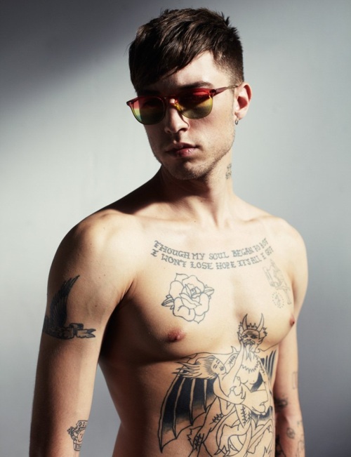 Male Models With Tattoos