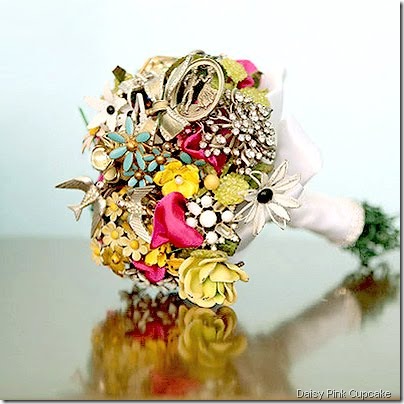 bouquet daisy pink cupcake