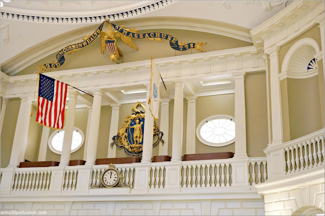 Cámara del Senado del Massachusetts State House 