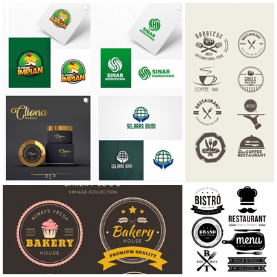 Mockup Keren Desain Logo Makanan dan Minuman  Terbaru Yang 