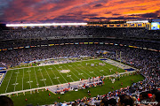Beautiful Sunset over Qualcomm Stadium when San Diego Chargers met Kansas .
