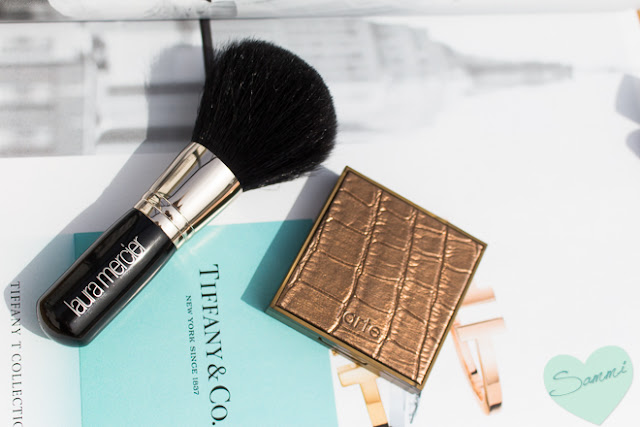 My New Year Beauty Resolutions for 2016 - Laura Mercier Bronzer Brush & Tarte Amazonian Clay Bronzer in Park Ave Princess