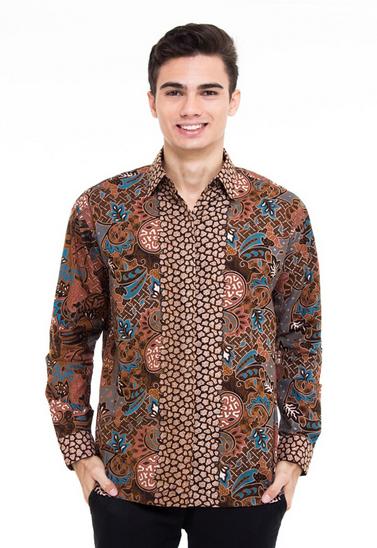 50 Model Baju Batik Pria Kombinasi Terbaru 2019 