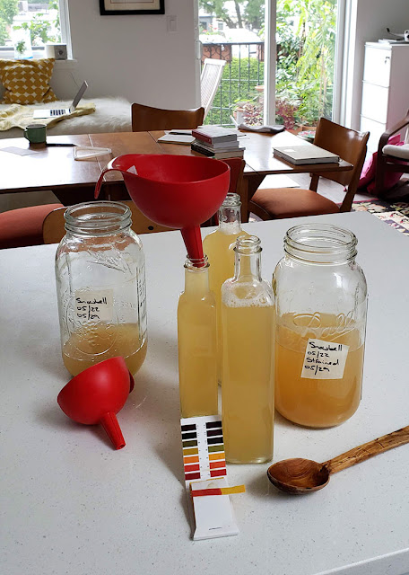 Styrax vinegar testing pH