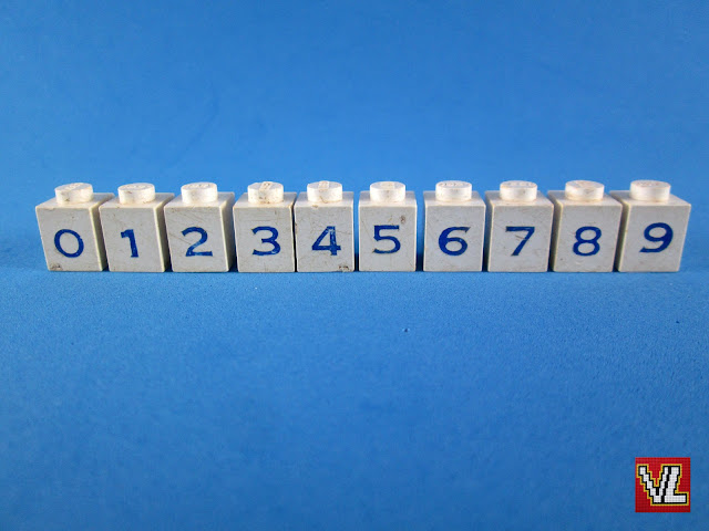 Set LEGO 237 Number Bricks