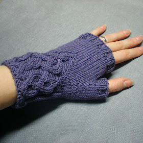 purple fingerless gloves wrist warmers arm warmers