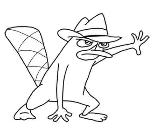 Phineas and Ferb Coloring Pages title=