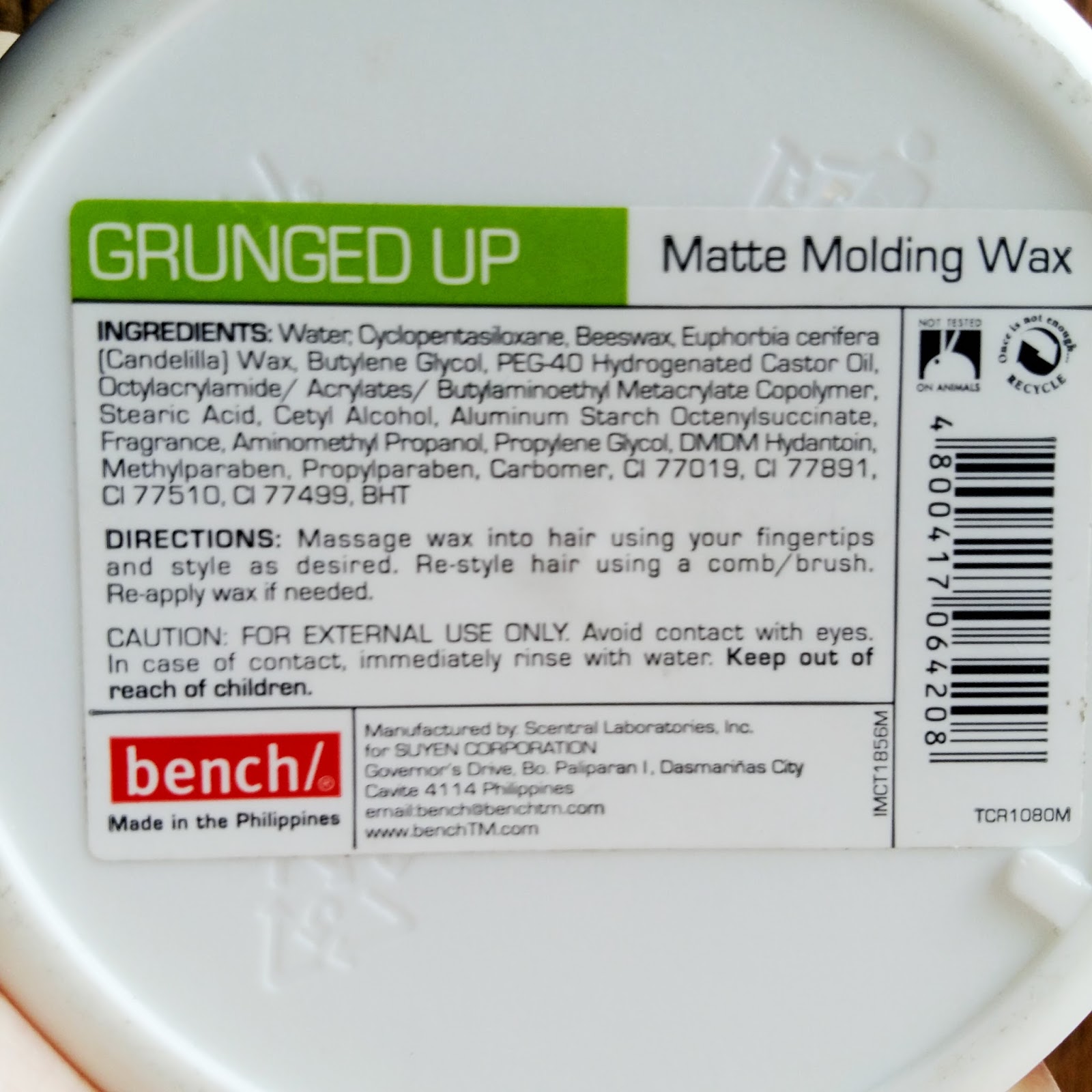 Grunged Up Matte Molding Wax by Bench - Vanity Room 