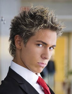 Haircuts For Curly Hair Guys. mens spikey hairstyle. hair
