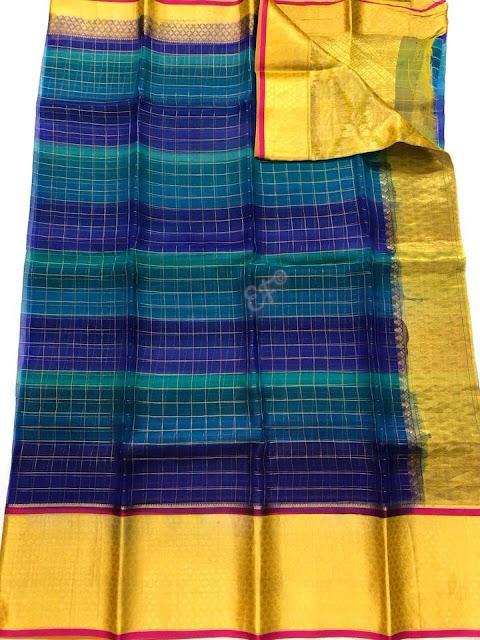  Organza  Kanchi  Sarees 