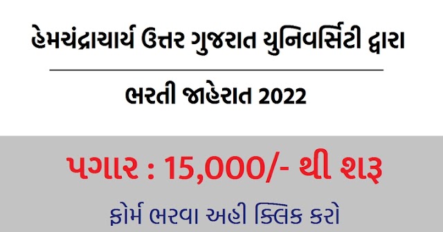 HNGU Patan Recruitment 2022 for Teaching and Non Teaching Posts