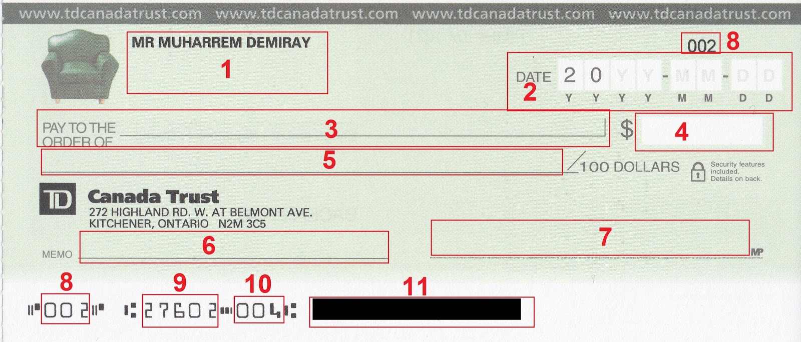How To Fill Out A Cheque