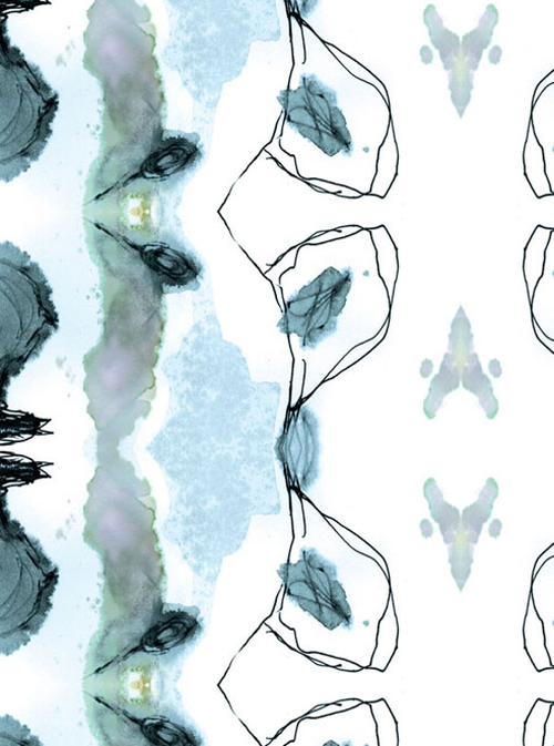 aqua teal wallpaper fabric