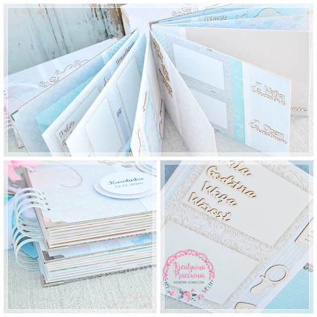 album, pierwszy rok życia, scrapbooking, handmade