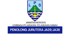 Jawatan Kosong Lembaga Perlabuhan-Perlabuhan Sabah (LPPS) ~ Penolong Jurutera