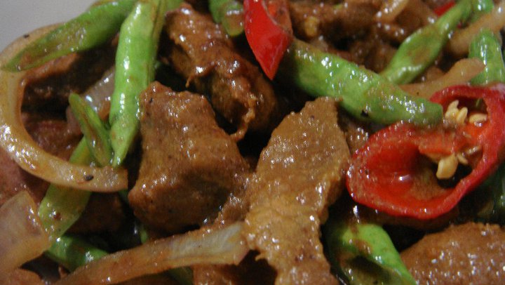 Cik Wan Kitchen: Daging dan Hati Masak Lada Hitam 