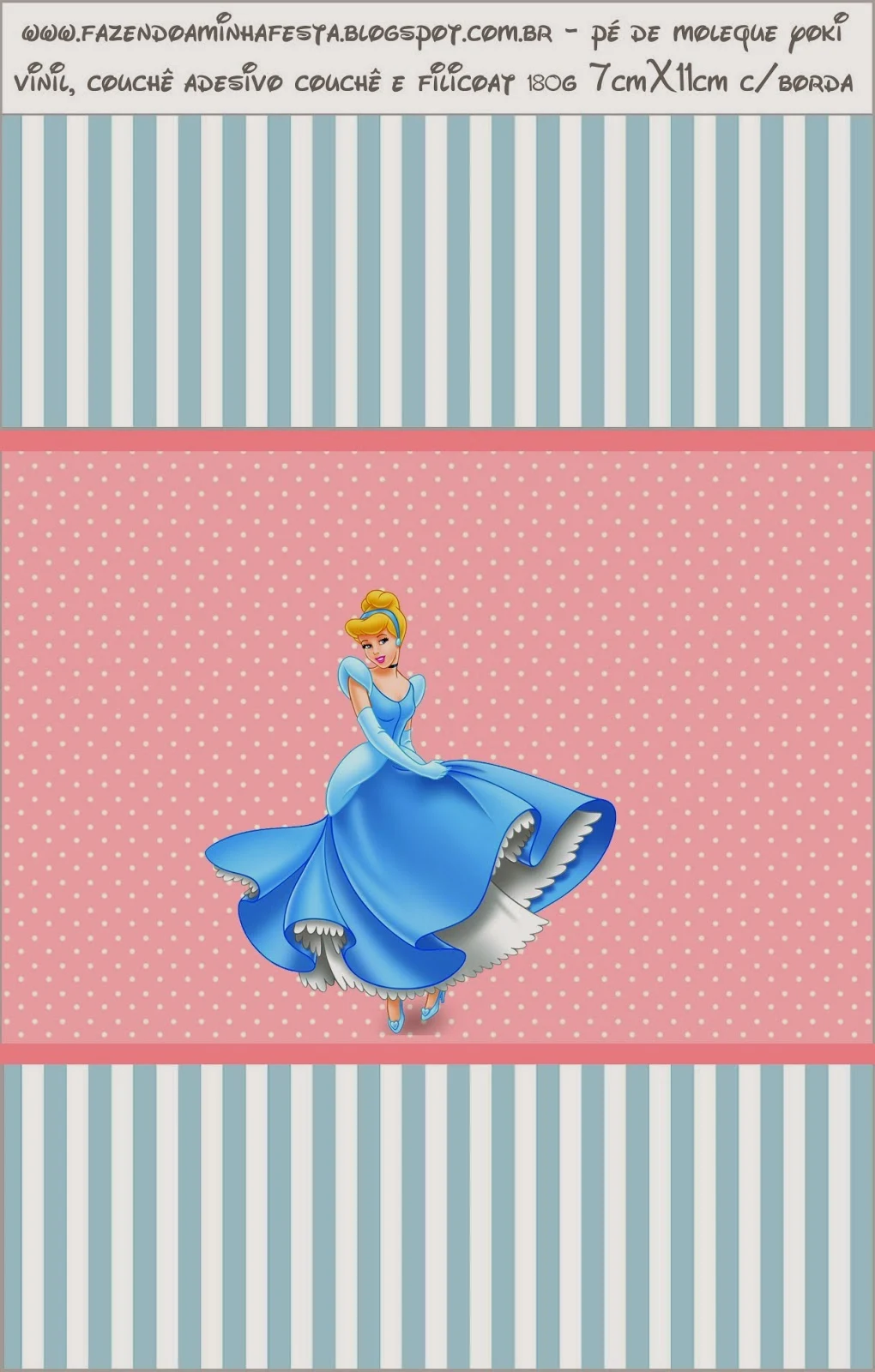 Free Printable Candy Bar Labels for Cinderella.