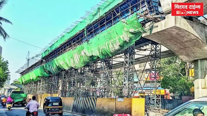 सिंहगड रस्त्यावरील तिसऱ्या टप्प्यातील उड्डाणपूल पावसामुळे अजून महिनाभर रखडणार; ‘बॉटलनेक’चा धोकाही कायम