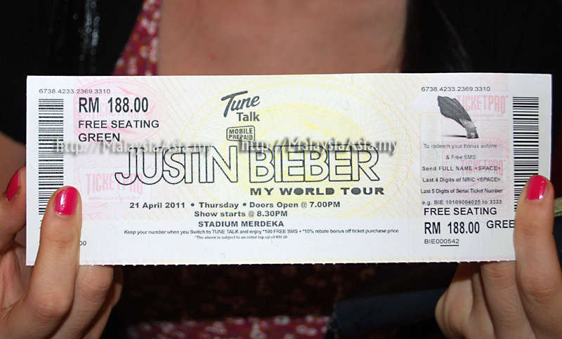 pics of justin bieber tickets. Justin Bieber Concert Tickets