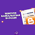 Como remover barra/navbar do blogger