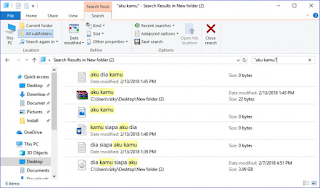 Cara Mencari File di Explorer