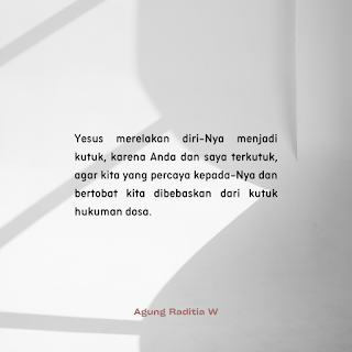 Galatia 3:13 Yesus Menjadi Kutuk Menggantikan Kita