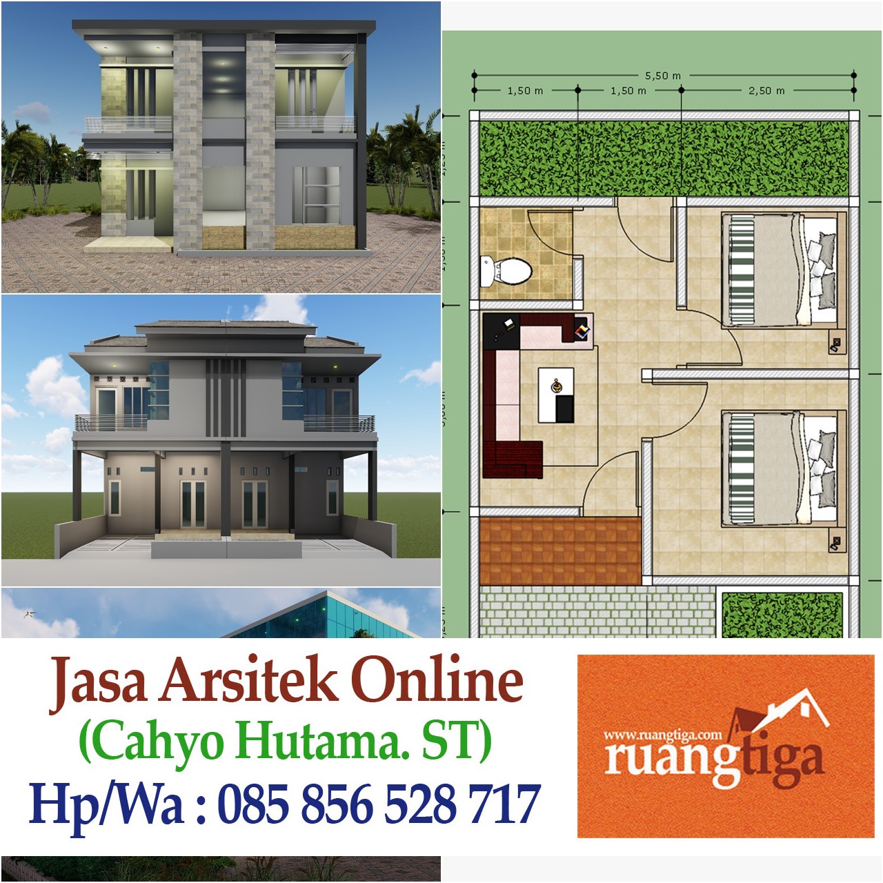 085856528717 Jasa Gambar Rumah Murah Jasa Gambar Autocad 3d