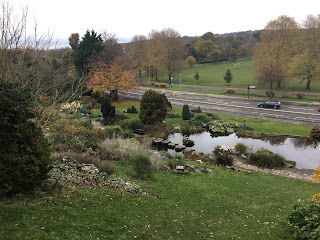 view from the bridge in the Rock Garden