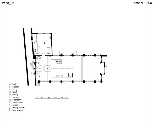 Floor plan of church home