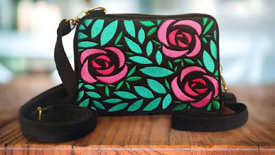 Raquer Simple Wallet Garden Rose Raquer Simple Wallet Garden Rose