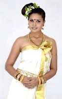 Sun TV anchor Sandra Jose Onam Special still