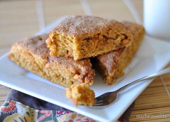 Pumpkin Butterscotch Scones