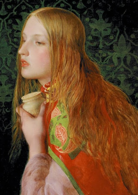 Mary Magdalene, victorian painting,cute girl