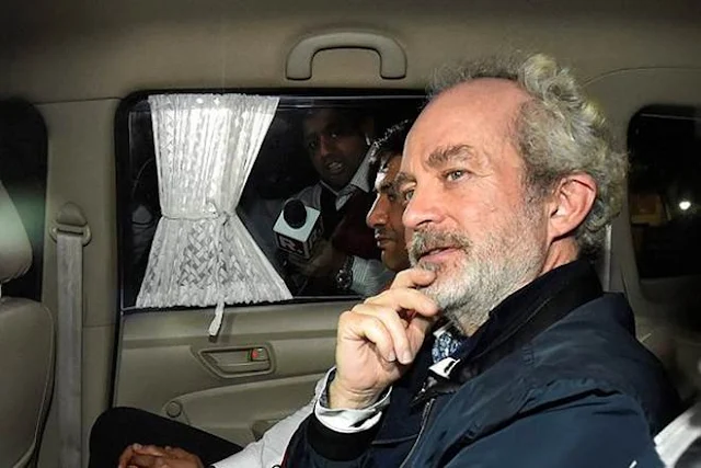 Image Attribute: Christian Michel James at Indira Gandhi Int'l Airport / Source:ANI