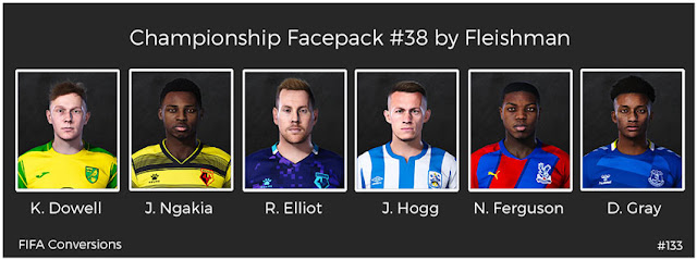Championship Facepack #38 For eFootball PES 2021