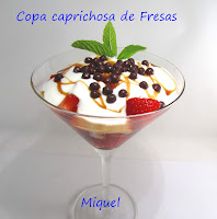 Copita caprichosa de fresas