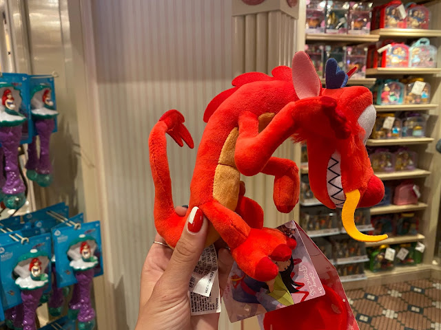 Disney's Mulan Shoulder Plush Mushu Disneyland Resort