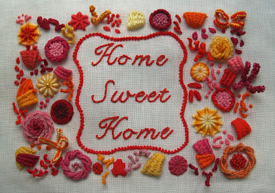 Home sweet home, 3D broderi