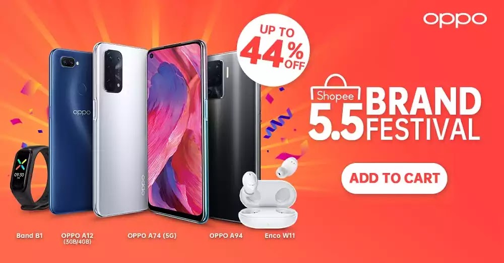 OPPO Super Brand Day Sale on Shopee