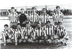 Un once inicial del Algeciras en la temporada 94/95