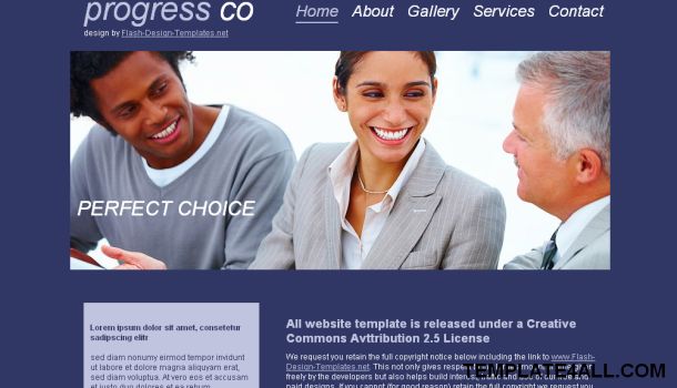 Progress Co Business Website Template