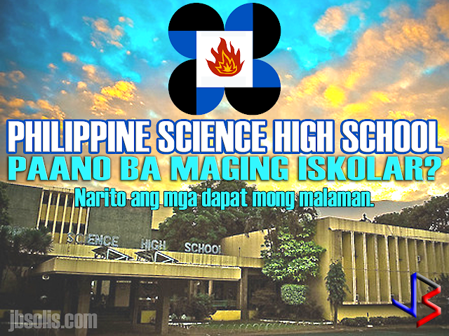 The Philippine Science High School is the country's leading science-based high school in the Asia Pacific region that provides scholarships to students with high aptitudes in science and mathematics. PSHS prepares its scholars to become globally-competitive Filipino scientists and engineers. The school system offers an education that is humanistic in spirit, global in perspective and patriotic in orientation. It is based on a curriculum that emphasizes science and mathematics, and the development of well-rounded individuals. The PSHS prepares its students for careers in Science and Technology and contributes to nation building by helping the country attain a critical mass of professionals and leaders in Science and Technology. What are the Benefits of a PSHS Scholar?  Free tuition fee Free loan of textbooks Monthly stipend of P4,000 Annual Uniform Allowance of P1,800 (for low income groups) Annual transportation allowance (for low income groups) Living allowance OR Free Dormitory Accommodation (for low income groups) Who are Eligible to Apply for Scholarship?  A grade six (6) elementary pupil from a duly recognized school by the Department of Education, who meets the following criteria is eligible to apply for the PSHS National Competitive Examination (NCE). He/She must: have a final grade of 85% or better in Science and Mathematics, evidenced by the student's report card. If the student's grades in Science or Math are below 85%, then he/she must provide evidence that he/she belongs to the upper 10% of the batch; be a Filipino citizen with no pending or approved application as immigrant to any foreign country; be born on or after August 1, 2003; have at least a satisfactory rating (or its equivalent) in his/her Character Rating in his/her report card (SY 2016-2017); not have taken the PSHS NCE previously; and preferably, be in good health and fit to undergo a rigorous academic program. What are the Requirements? Fully accomplished Application Form in two (2) copies Two (2) identical recent 1 x 1 ID pictures Non-refundable test fee of P100 for private school students. Public school students are free. Certified true copy of report card (SY 2016-2017) by the class adviser/principal If the final grades in Science or Math are below 85%, certification or proof that the child belongs to the upper 10% of the batch. What is the Screening Process?  The National Competitive Examination is the only test to be administered to prospective scholars. It is a scholastic aptitude test designed to measure Scientific Ability, Quantitative Ability, Abstract Reasoning and Verbal Aptitude. The NCE will be administered on October 21, 2017 What is the Application Process?  The PSHS NCE Application Form and the accompanying materials (sample test questions) are not for sale, may be photocopied, and may be downloaded through this link. No reservation fee is required.  Application forms are also available and may be filed at any of the following: PSHS campuses, DOST Regional offices, or Provincial Science and Technology Offices. Application forms with incomplete information will not be processed.  Erasures, alterations and insertions must be initialed by the applicant. The Examination Permit/s will be issued to the applicants upon completion of all documents by the campus where the application was processed.  For applications filed with DOST agencies, the exam permits will be mailed to the applicant, or to the School Principal for distribution to its applicant/s.  In case the exam permits are not received two (2) weeks before the examination day, the applicants should check with the nearest PSHS campus, DOST Regional Office, DOST Provincial Science and Technology Office, or the PSHS System Admissions Office. The deadline for filing application is on September 1, 2017. The date of the examination is on October 21, 2017.