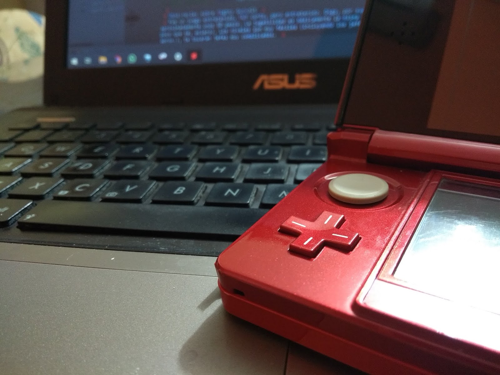 De vacaciones con mi Laptop y mi Nintendo 3DS