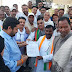 गाजीपुर में कांग्रेस कार्यकर्ताओं ने किया प्रदर्शन कर की मांग
